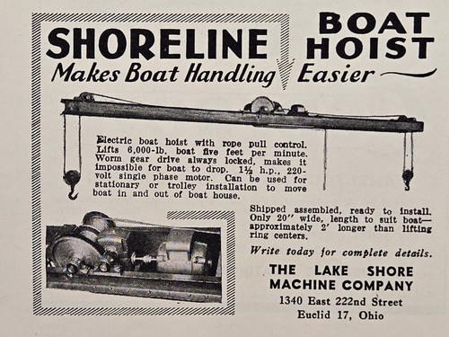 Shoreline boat hoist - boat,
