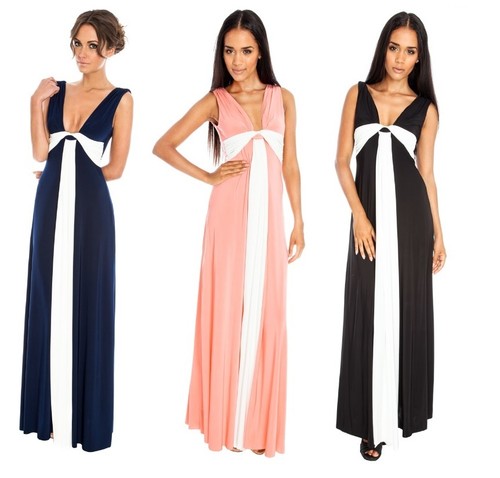 Ladies womens grecian maxi - ladies,