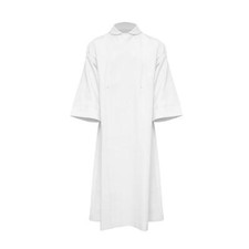 White clergy cassock - white,