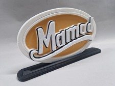 Mamod Old Style Logo Sign - 3D