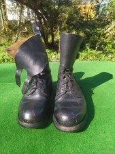 LEATHER Black BOOTS of Polish