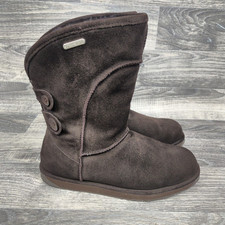 Emu Fully Lined 100% Australian Sheepskin Boots UK 5 Waterproof Brown Suede EU38