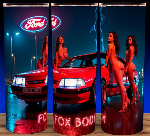 Ford fox body red mustang - ford, 5.0