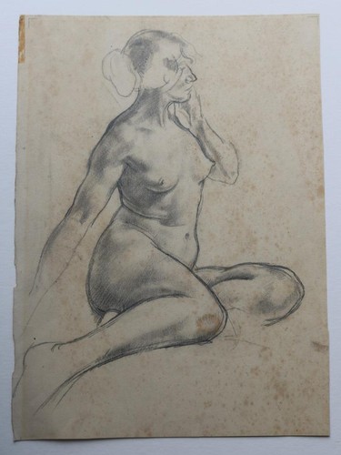 Modern british art seated - art,