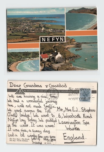 Vintage postcard nefyn - postcard,