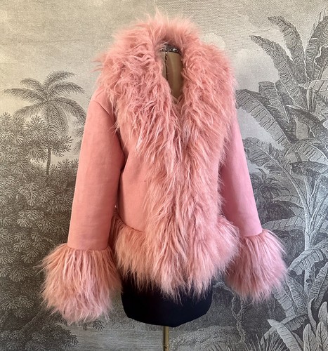 Epic pink faux suede fur - pink,