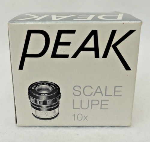 Original peak scale - scale, lupe