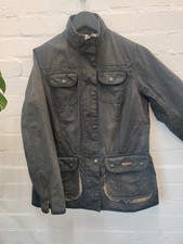 Barbour Kate Wax Jacket x Liberty print Black - UK14