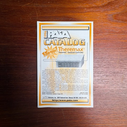 Vintage 1996 paia - 1996,