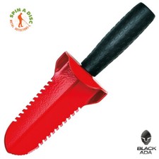 BLACK ADA SPARTAN RED DIGGING TROWEL WITH HOLSTER - METAL DETECTING TROWEL