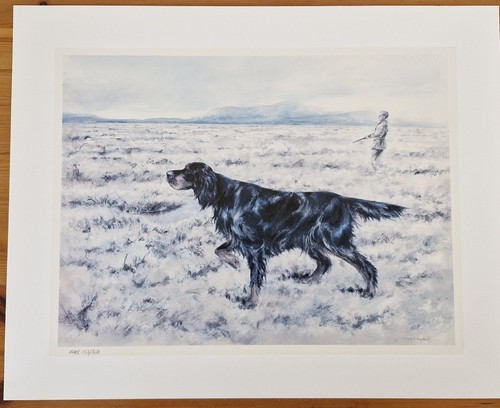 Dog hunting scene - scene, limited