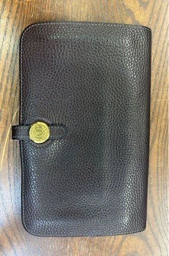 Hermes dark brown - brown, long