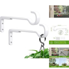 8 Inch 2 Pack White Heavy Duty