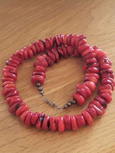 Vintage red sea bamboo - red,