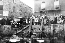 Gvc-39 Car Accident, Salcombe, Devon 1920. Photo