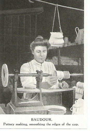 Belgium baudour pottery making - belgium,