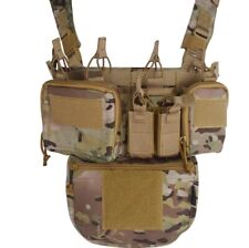 TACTICAL CHEST RIG UTILITY VEST AIRSOFT ARMY CAMO MULTICAM CP MOLLE