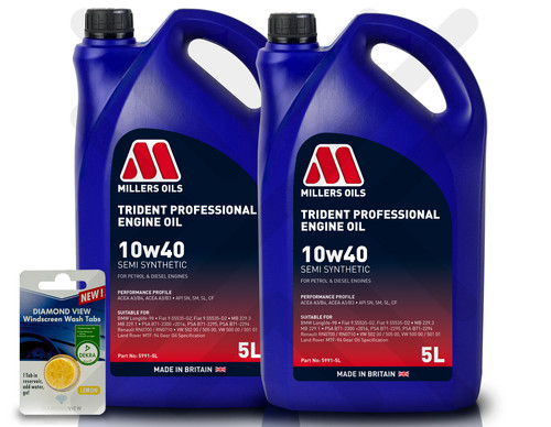 Millers oil trident 10w40 - millers, semi