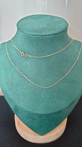 Inch 9ct gold - diamond, cut