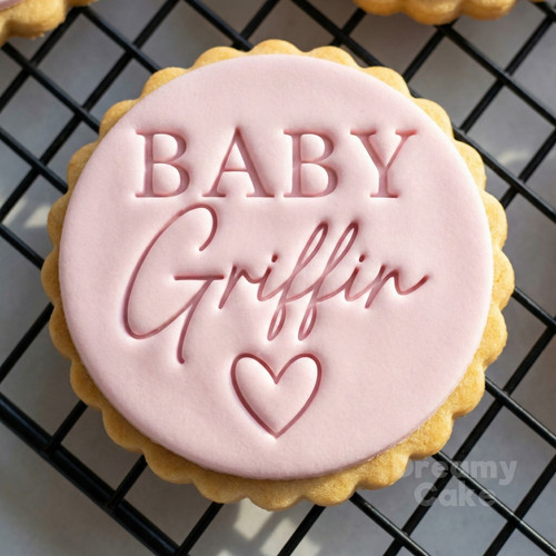 Custom baby name cookie - custom,