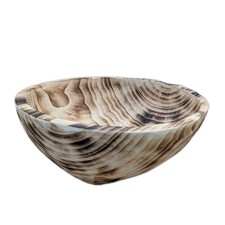 Wooden bowl Rustic Hand carved