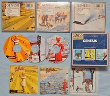 GENESIS Trespass/Nursery Cryme/Foxtrot 3xCD PICTURE DISC BOX SET Virgin ?MINT?