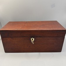 Antique mahogany trinket cigar