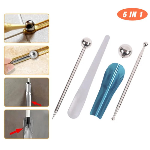 5pcs caulking nozzle - 5pcs,