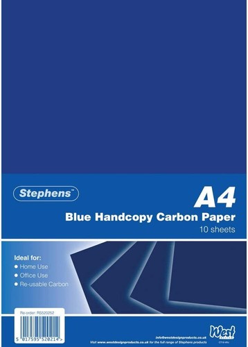 Stephens blue hand carbon - blue,