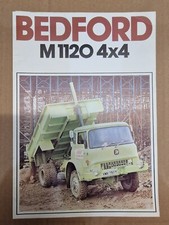 Bedford Lorry Foldout Sales Brochure, M1120 4x4. 06-76