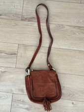 Rust Suede Bag Zara