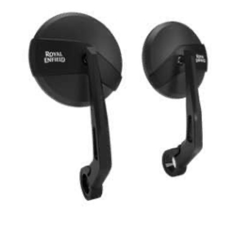 Black bar end mirrors fits - bar,