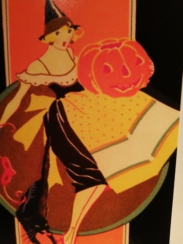 Vintage witch cat - witch, 🎃