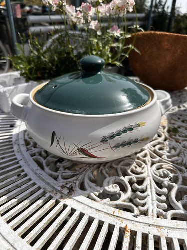 Vintage denby greenwheat large - denby,