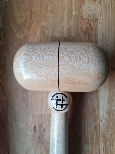 Cricket bat mallet with - bat,