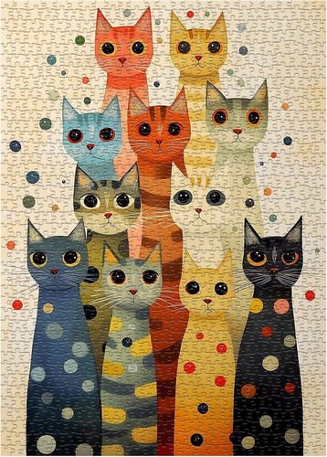 Cat puzzles for adults 1000 - puzzles,