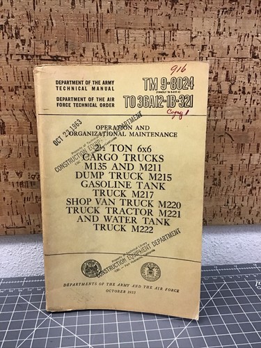 Vintage army ton 6x6 - vintage,