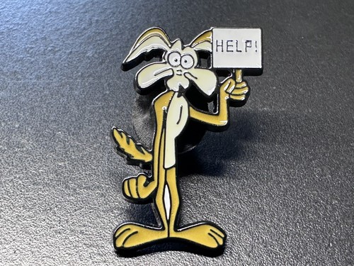 Wile coyote enamel - enamel, pin