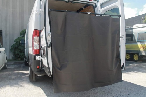 Camper van rear door shower - door,