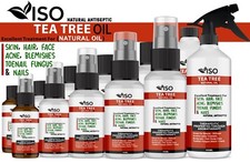 Natural Tea Tree Oil  Anti Fungal Skin Nails Hair Acne Blemishes UK