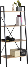 4 Tier Ladder Shelf Bookcase