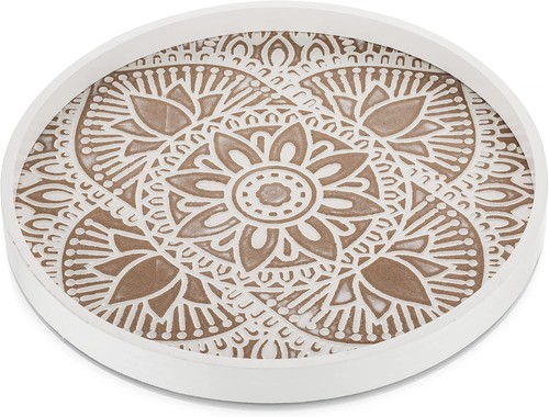 Hanobe round wooden decorative - hanobe,