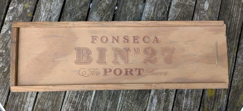 Vintage wooden port box - wooden,