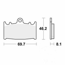 TRW Brake Pads Sintered Crq