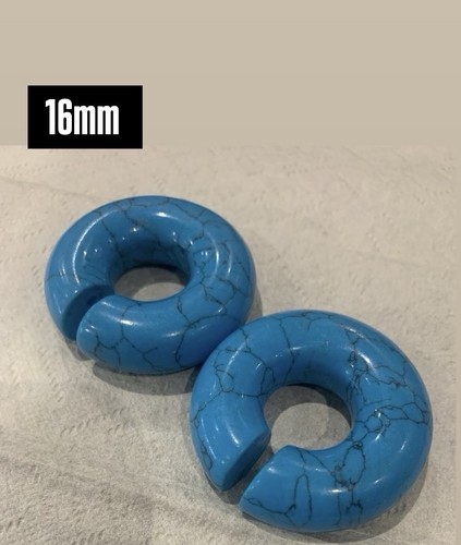 16mm ear weights faux - ear,