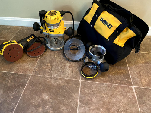 Dewalt fixed bace router with - fixed, router,
