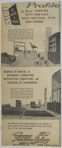 Vintage 1955 drexel furniture - drexel,