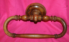 French antique Walnut Ciel de Lit or Bed Canopy Curtain Frame