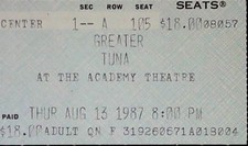 Greater Tuna Concert Ticket