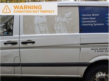 Mercedes-Benz Vito/Mixto Sliding Door Rear Left 2013 Van BARE 4/5dr W639 White